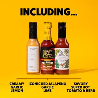 Hot Ones Hot Sauce Challenge Set - Season 26 Gift Set Variety Pack - Made with Natural Ingredients - Unique Small Batch Sampler - 5 fl oz Bottles (10-Pack) - Image 3