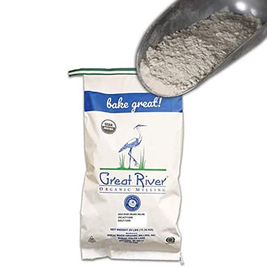 Great River Organic Milling Organic Barley Flour | Unbleached, Unbromated, Non-GMO, Kosher | High Fiber, Nutty Flavor Perfect for Breads, Pancakes, & More | 25 Lb - Image 3