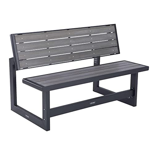 LIFETIME 60253 Outdoor Convertible Bench, 55 Inch, Harbor Gray - Image 1
