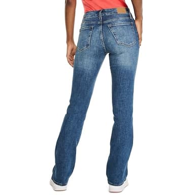 AEROPOSTALE Womens Aero Mid Rise Bootcut Jeans, Medium Wash, 10 US - Image 3