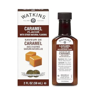Watkins Caramel Flavor, 2 oz. Bottles, Pack of 6 (Packaging May Vary) - Image 1