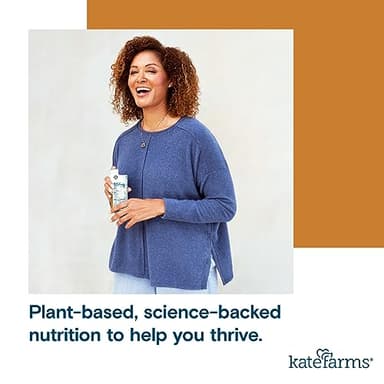 KATE FARMS Organic Nutrition Shake, Coffee, 16g protein, 27 Vitamins and Minerals, Protein Meal Replacement Drink, Protein Shake, 11 oz (12 Pack) - Image 9