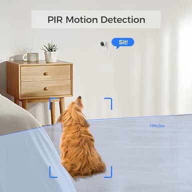 ARPHA 2K Indoor Security Camera with App, WiFi Home Camera Sound Detection PIR Motion Detection, Night Vision 130° 2-Way Talk，Easy to Install - Image 6