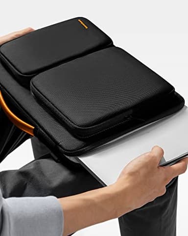 tomtoc 360 Protective Laptop Shoulder Bag for 16-inch MacBook Pro M4/M3/M2/M1 Pro/Max A3403 A3186 A2991 A2485 2024-2019, Water-resistant Sleeve for Dell XPS 15 Surface Book 3 The New Razer Blade 16 - Image 8