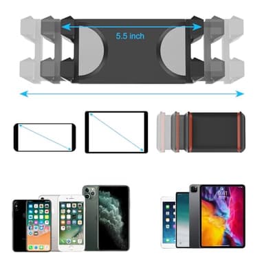 LIUGAST Tripod Stand for Ipad,Gooseneck 65-inch Floor Stand for Tablet,Floor Stand for iPad Tripod with 360° Rotating Mount for Mini, Air, Pro and All 4.7-11.9 Inch Tablet and Phone - Image 5