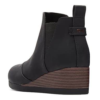 TOMS Girl's Kelsey (Little Kid/Big Kid) Black 12 Little Kid M - Image 4