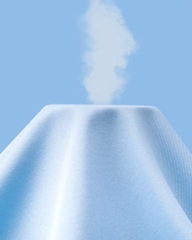 Alimens & Gentle Slim Fit Mens Dress Shirts for Men Button Down Long Sleeve Dress Shirts Wrinkle Free Formal Stain Proof Blue Sky - Image 6