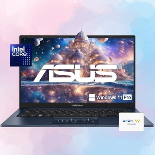 ASUS VivoBook Laptop | 40GB RAM | 1TB PCIe SSD Storage | 14" FHD Display | Intel 12th Generation 6 Core Processor | Bluetooth | HDMI | Thin & Light | Windows 11 Pro | w/WOWPC Recovery USB - Image 1