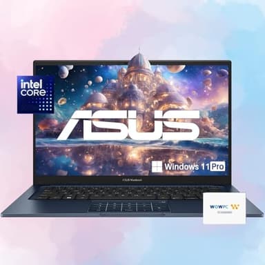 ASUS VivoBook Laptop | 40GB RAM | 1TB PCIe SSD Storage | 14" FHD Display | Intel 12th Generation 6 Core Processor | Bluetooth | HDMI | Thin & Light | Windows 11 Pro | w/WOWPC Recovery USB - Image 1