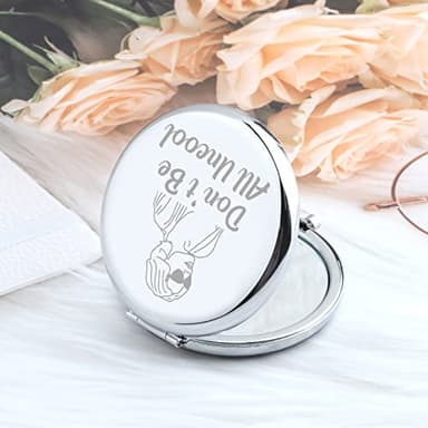 Zuo Bao TV Show Lovers Makeup Mirror Don't Be All Uncool Compact Mirror Housewife Gift （Don't Be All Uncool） - Image 6