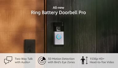 Ring Battery Doorbell Pro (newest model), Two-Way Talk with Audio+, 3D Motion Detection, and 1536p HD+ Head-to-Toe Video - Image 8