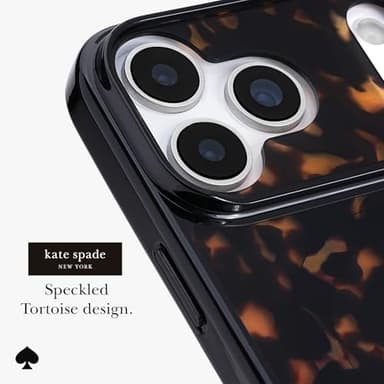 Kate Spade New York iPhone 17 Pro Case - Compatible with MagSafe - Designer Phone Case - Tortoise - Image 3