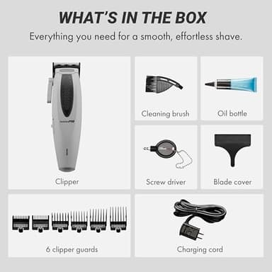 BaBylissPRO Limited Edition LithiumFX+ Cord/Cordless Lithium Ergonomic Clipper (Mist Collection) - Image 5