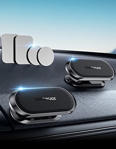 odbowuge Magnetic Phone Holder for Car[2 Pack],Phone Holders for Your car [Upgrade Magnet] -360 Rotation,Car Magnet Phone Mount Compatible with All Cell Phone - Image 2
