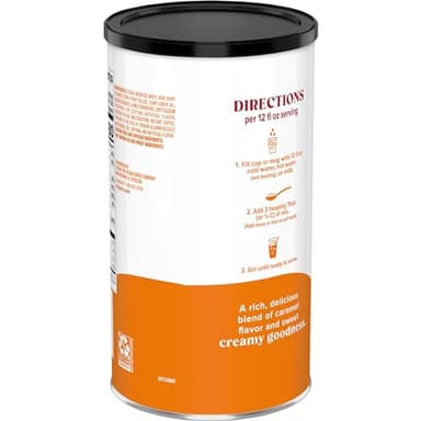 Folgers Buttery Caramel Flavored Instant Latte, 16 Ounce (Pack of 6) - Image 6