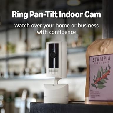 Ring Pan-Tilt Indoor Cam | See all around your home or business with 360° pan coverage, HD video, plus Two-Way Talk (2024 release) | 2-pack | White - Image 7