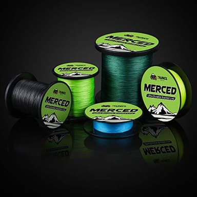 RUNCL Braided Fishing Line Merced, 8 Strands Braided Line - Proprietary Weaving Tech, Thin-Coating Tech, Stronger, Smoother - Fishing Line for Freshwater Saltwater (Moss Green, 80LB(36.3kgs), 300yds) - Image 7