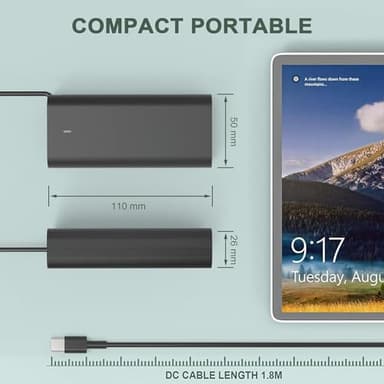 BULL-TECH Replacement for 65W Dell Laptop USB Type C AC Power Adapter Include Power Cord for Dell Latitude 3340 3440 3540 5340 5440 5540 7340 7440 7640 9440 2in1 - Image 5