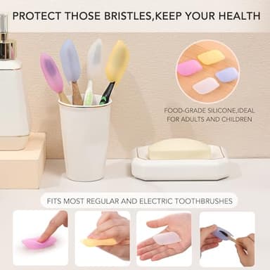 Muslish 21 Pack Travel Bottles for Toiletries, Leak-Proof TSA Compliant Silicone Travel Size Containers for Shampoo and Conditioner, BPA Free with Toiletry Bag (Apricot) - Image 5