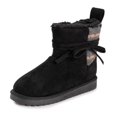 MUK LUKS Women's Teenie Fashion Boot, Black, 6 - Image 2