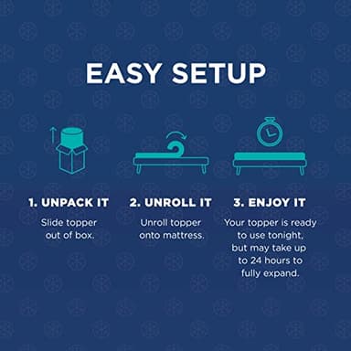 Tempur-Pedic TEMPUR-Adapt + Cooling 3-Inch Twin XL Mattress Topper Luxury Premium Foam, Washable Cover, Cooling Topper, White - Image 8