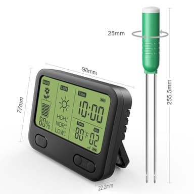 BIGTRIDE Soil Moisture Sensor Probe Soil Humidity Tester - Accessory Only, Can Not Be Used Alone - Image 7