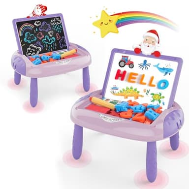 Cokzer Gift for 1-2 Year Old Girls, Toddler Girl Toys with Magnetic Letters and Numbers, Learning and Educational Toys for 1 2 Year Old, Girls Birthday (Unicorn Pink) - Image 1