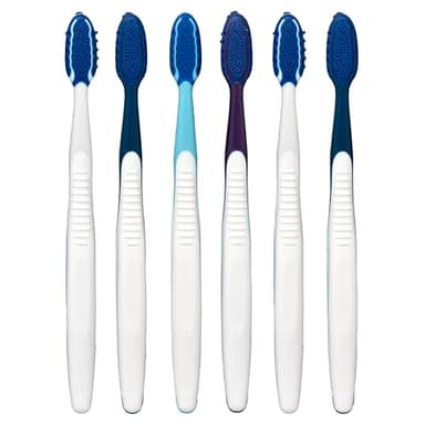 Oral-B Pro Health CrossAction Plaque Removal toothbrushes, 6 Count Toothbrush Soft, Deep Reach in Tight Spaces, Tongue Scraper Tooth Brush, Plaque Fighter, Gentle on Teeth, Gum stimulators - Image 10