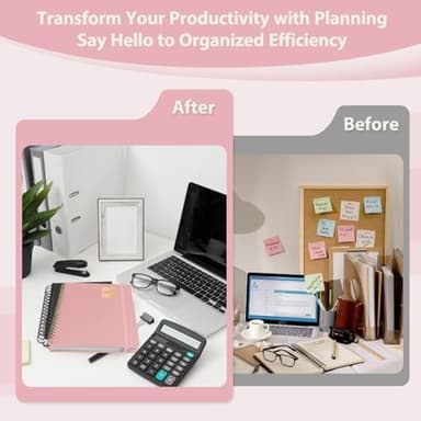 Planner 2025-2026 for Women & Men, Weekly and Monthly Calendar Notebook (July 2025 - June 2026), Hardcover Spiral Bound School Teacher Student Planner with Tabs, Inner Pocket, A5 (6.3" x 8.5") - Image 6