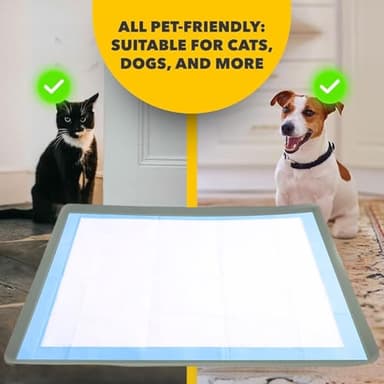 TidyFriend Dog Pee Pad Holder Tray Fits Up to 24” x 24” Wee Wee Pee Pads - Stable Grip, Raised Edges, Quick-Wipe Silicone Surface Dog Potty Tray Holder for Indoor Flooring Protection (Dark Grey) - Image 6