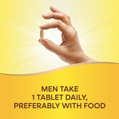Nature's Way Alive! Men's Daily Ultra Multivitamin, High Potency Formula, Promotes Heart & Muscle Function*, with Methylated Vitamin B12, Gluten Free, 150 Tablets - Image 5