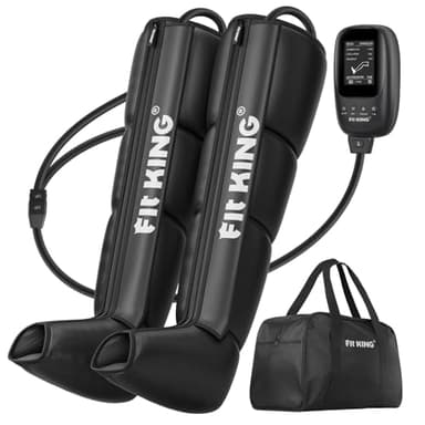 FIT KING Air Compression Recovery System,Dynamic Pressure for Circulation Improvement and Fast Recovery,Sequential Massage Boots for Athletes (Medium) - Image 1