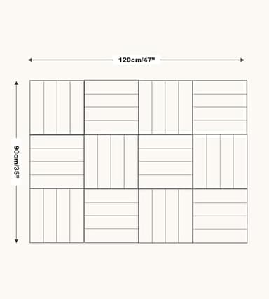 Large Cork Board Alternative - 12-Pack Felt Wall Tiles with Safe Removable Adhesive Tabs, Cork Wall Tiles Bulletin Board Home Office Essentials - Black - Image 3