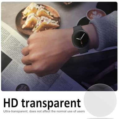 SPGUARD 4 Pack for Samsung Galaxy Watch 8 Screen Protector 40mm Tempered Glass Clear Film Anti Scratch Bubble Free Compatible with Galaxy Watch8 40mm(NOT for Others Models) - Image 4