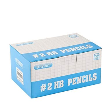 Rarlan Wood-Cased #2 HB Pencils, Pre-sharpened, 200 Count Bulk Pack - Image 4