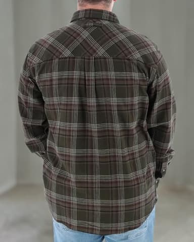 Legendary Whitetails Mens Flannel Shirt Long Sleeve Button Down 100% Cotton, Forest Plaid, XL - Image 6