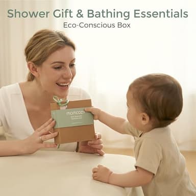 Momcozy Soft & Absorbent Baby Washcloths - 4 Layer Design| Medium Thickness| Premium Cotton for Newborns' Skin-Great for Bathing, Wiping & on-The-go Use, Shower Gift and Essential(5 Pack, 10x10 inch) - Image 7