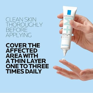 La Roche-Posay Effaclar Salicylic Acid Acne Treatment For Face, Mattifying Acne Gel Cream Spot Treatment for Blackheads, Whiteheads & Pores, Prevents New Pimples, Non-Greasy, Sensitive Skin Safe - Image 8