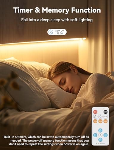 PAUTIX COB LED Strip Light 16.4ft,Engineering Level UL Listed Warm White 2700K,CRI93+ Super Bright High Lumen,Dimmable 24V Flexible LED Tape Light with RF Remote,for Cabinets,Home&Office DIY Lighting - Image 3