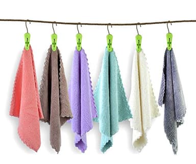 Kyapoo Baby Washcloths 12 Pack 12x12 Inches Microfiber Coral Fleece Extra Absorbent and Soft for Newborns, Infants and Toddlers - Image 4