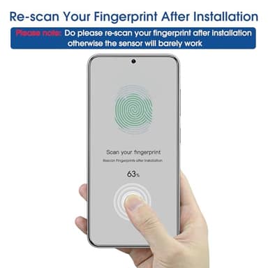 amFilm Auto-alignment OneTouch for Samsung Galaxy S25+ Plus 6.7'' Screen Protector + Camera Lens Protector, Tempered Glass, 30 seconds Installation, Bubble Free, Case Friendly, Anti-Scratch [2+2 Pack] - Image 7