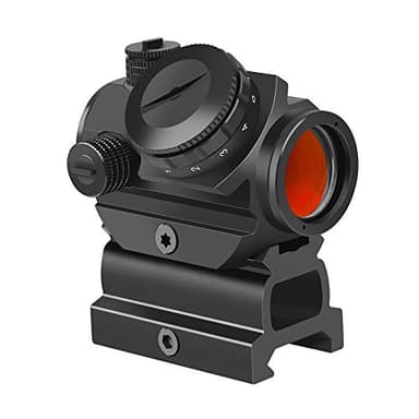 Feyachi RDS-23 2MOA Red Dot Sight Compact Red Dot Scope with 0.83” Riser Mount Absolute Co-Witness with Iron Sight - Image 1