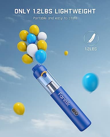 Fanttik Slim V8 Mate Cordless Car Vacuum Suction Power 12000Pa, Portable Mini Vacuum with Flexible Hose and Pet Brush, Type-C Charge, Portable for Car, Office Desk, Keyboards, Blue - Image 3