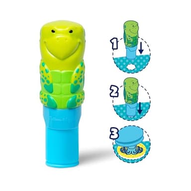 Melissa & Doug Sticker Wow!™ Sea Turtle Bundle: 24-Page Activity Book, Refillable Sticker Stamper, Mini Pad, 500 Stickers, Arts and Crafts for Kids Ages 3+ - Image 3
