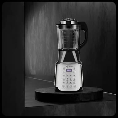 Glass Blenders for Kitchen 59oz, Stainless Steels Professional Blenders 1200W, Countertop Blender Glass Jar Food Processor Combo, 14 Preset Programs+9 Speeds, Soups, Nut Milk, Hot & Cold Blending - Image 8