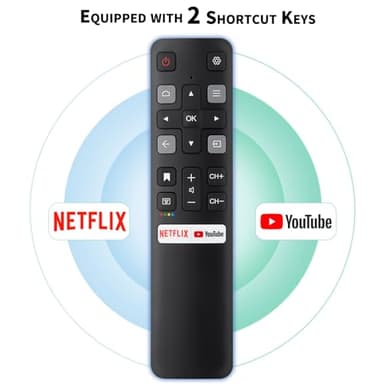 Replacement Remote Control Only for All TCL TV, Compatible for All TCL Android 4K UHD Smart TV(Without Voice Command) - Image 3