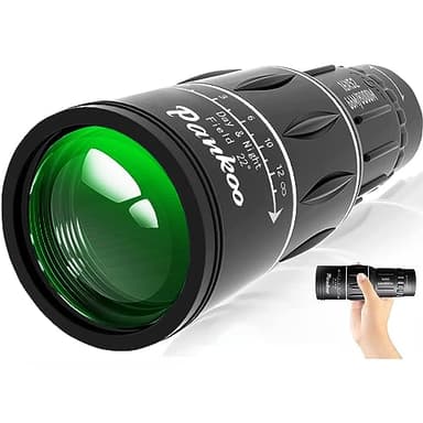 16X52 Hd Monocular for Adults-FMC Compact Monocular Handheld monocular Telescope for Birds Watching, Wildlife, Concert,Focus Scope with Wrist Strap, Gift for Father - Image 1