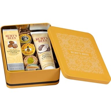 Burt's Bees Gifts Ideas - Classics Set, 6 Products in Giftable Tin – Cuticle Cream, Hand Salve, Lip Balm, Res-Q Ointment, Hand Repair and Foot Cream - Image 11