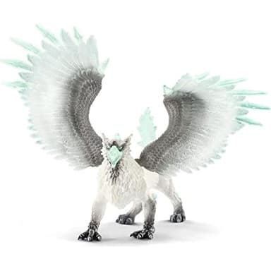 Schleich Eldrador Creatures - 13" Ice Griffin Toy - Movable Wing Dragon Action Figure for Boys and Girls - Mythical Creature Figures - Fantasy Beast Figurine - Fun Monster Toys for Kids Ages 7+ - Image 5