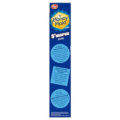 Post Honey Maid S'mores Breakfast Cereal, Sweetened Corn and Wheat Cereal, Breakfast Snacks 12.25 oz - Image 5